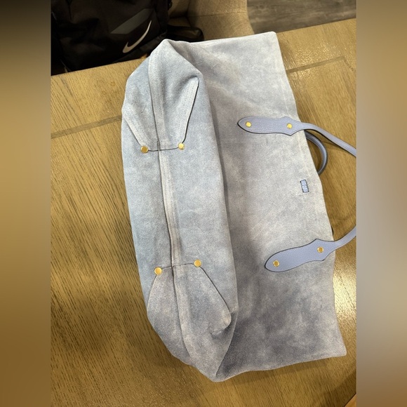 Annabel Ingall Leather Bag with blue, Gold Detail perfet condition - Picture 14 of 15